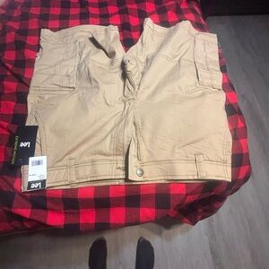 Lee Khaki Utility Shorts